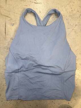 Lululemon Key To Balance Tank Top Women's Size 2 (Light Blue- Chambray) MSRP
